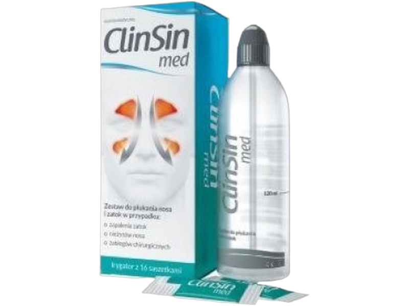 ClinSin med, zestaw do płukania nosa i zatok