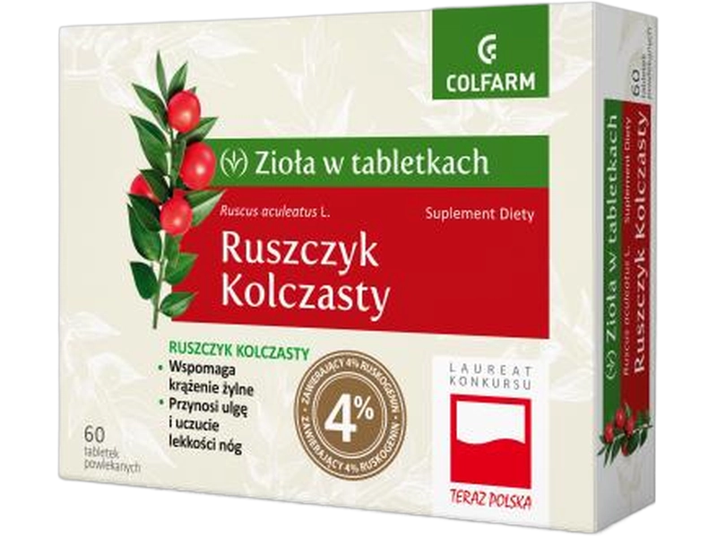 Colfarm Ruszczyk kolczasty, tabletki, 150 mg