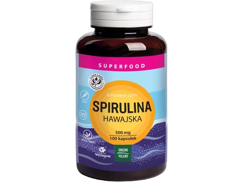 Cyanotech Spirulina hawajska, tabletki, 500 mg