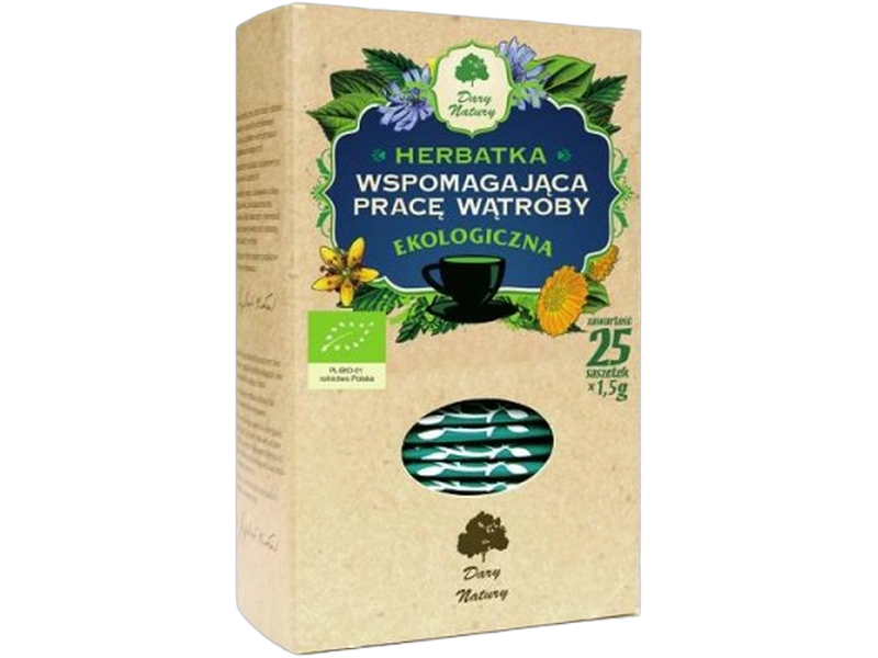 Dary Natury Herbata wspomagająca pracę wątroby Eko, saszetki