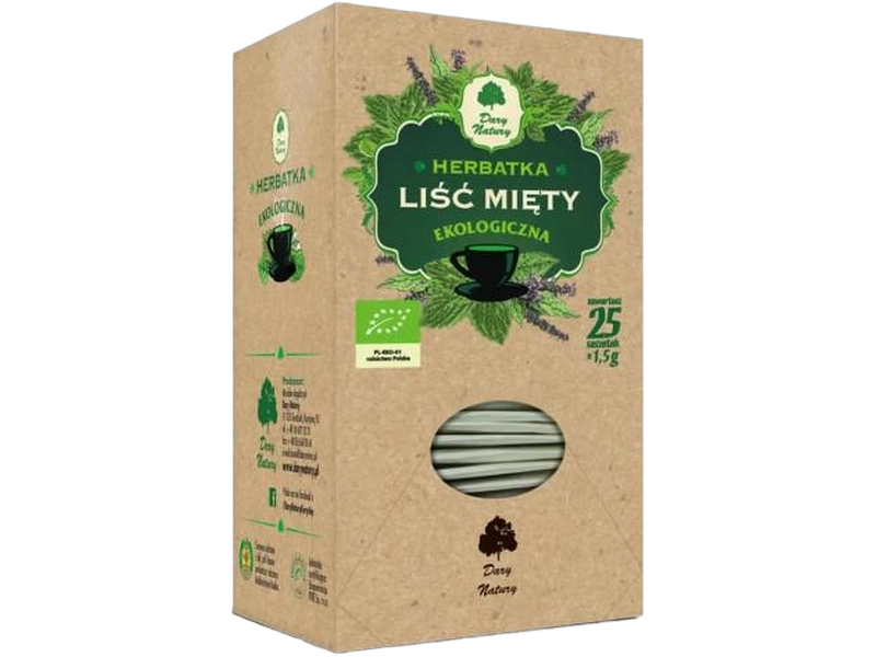 Dary Natury Mięta liść eko, zioła do zaparzania