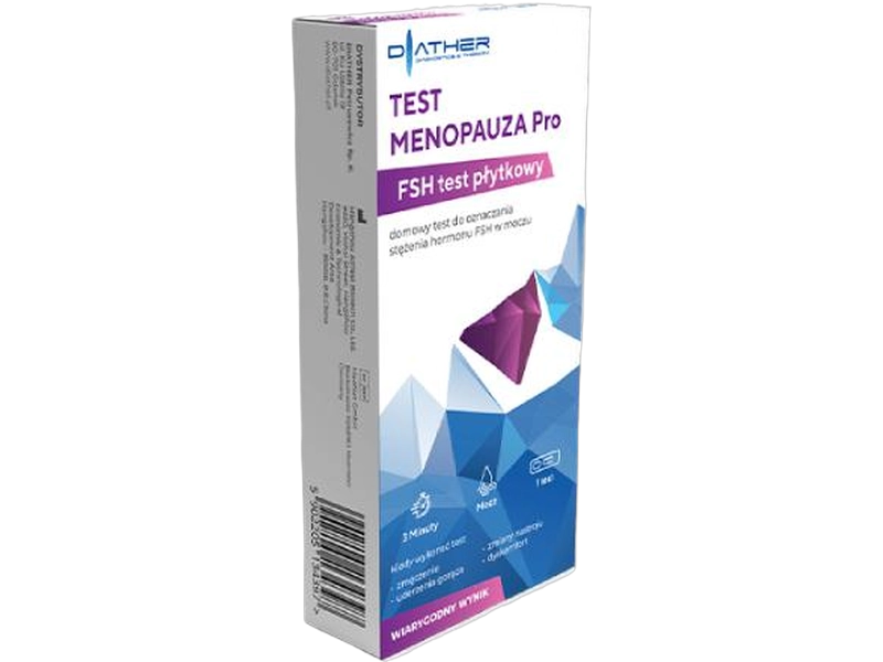 Diather Test menopauza Pro, test diagnostyczny, 25 mlU/ml