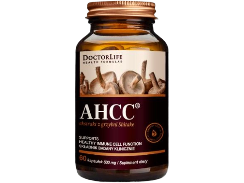 Doctor Life AHCC ekstrakt z grzybni shiitake, kapsułki