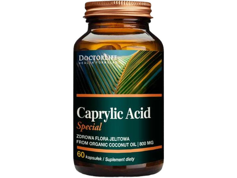 Doctor Life Caprylic acid, kapsułki, 800 mg