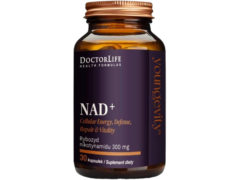 Doctor Life Nad+ rybozyd nikotynamidu, kapsułki, 300 mg