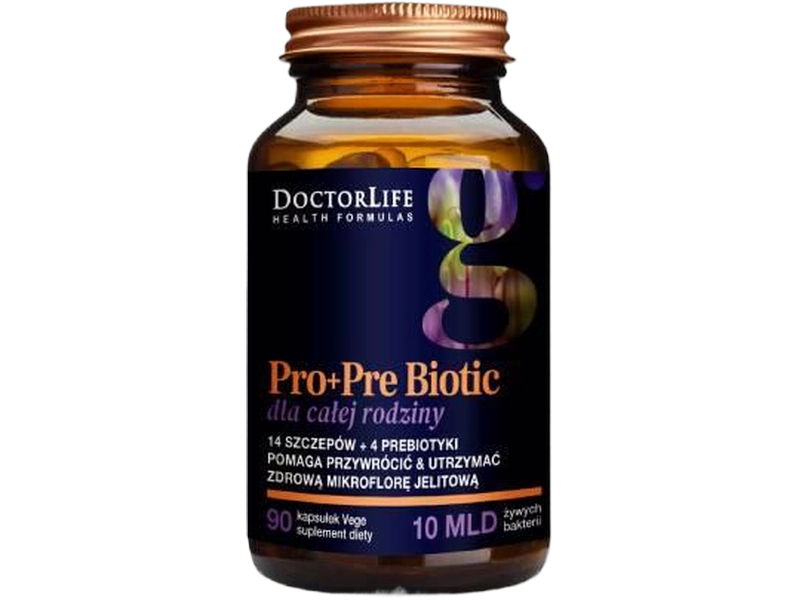 Doctor Life Pro+Pre Biotic dla całej rodziny, kapsułki