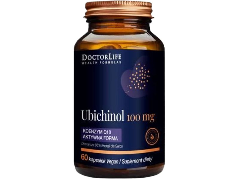 Doctor Life Ubichinol aktywna forma koenzymu, kapsułki, 100 mg
