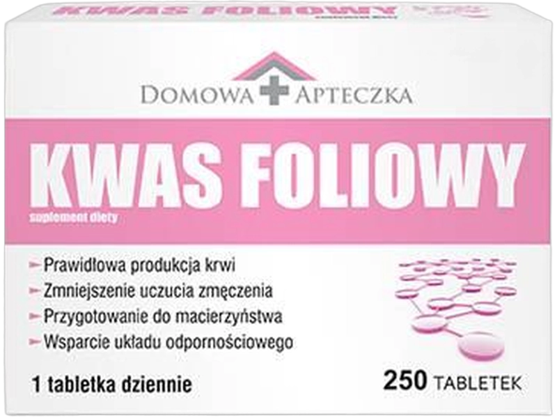 Domowa Apteczka Kwas foliowy, tabletki, 0,4 mg