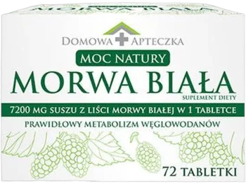 Zdjęcie produktu Domowa Apteczka Morwa biała, tabletki, 152 mg