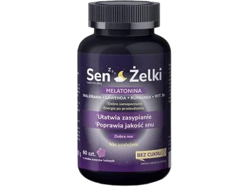Zdjęcie produktu Domowa Apteczka Sen, smak owoców leśnych, żelki