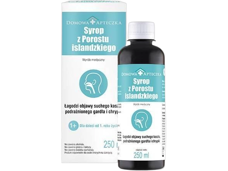 Domowa apteczka Syrop z porostu islandzkiego, syrop