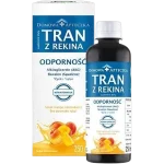 Domowa Apteczka Tran z rekina, smak mango brzoskwinia, płyn