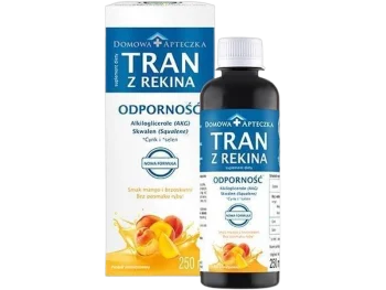 Zdjęcie produktu Domowa Apteczka Tran z rekina, smak mango brzoskwinia, płyn