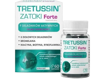 Zdjęcie produktu Domowa Apteczka Tretussin zatoki forte, kapsułki