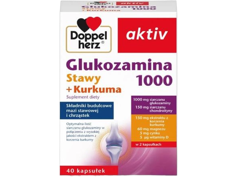 Doppelherz Aktiv glukozamina 1000, kapsułki