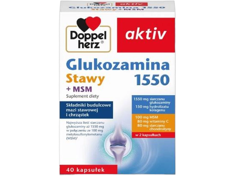 Doppelherz Aktiv glukozamina 1550, kapsułki