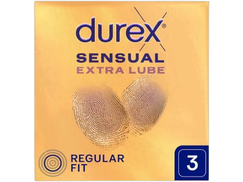 Durex Sensual extra lubricated regular fit, prezerwatywy