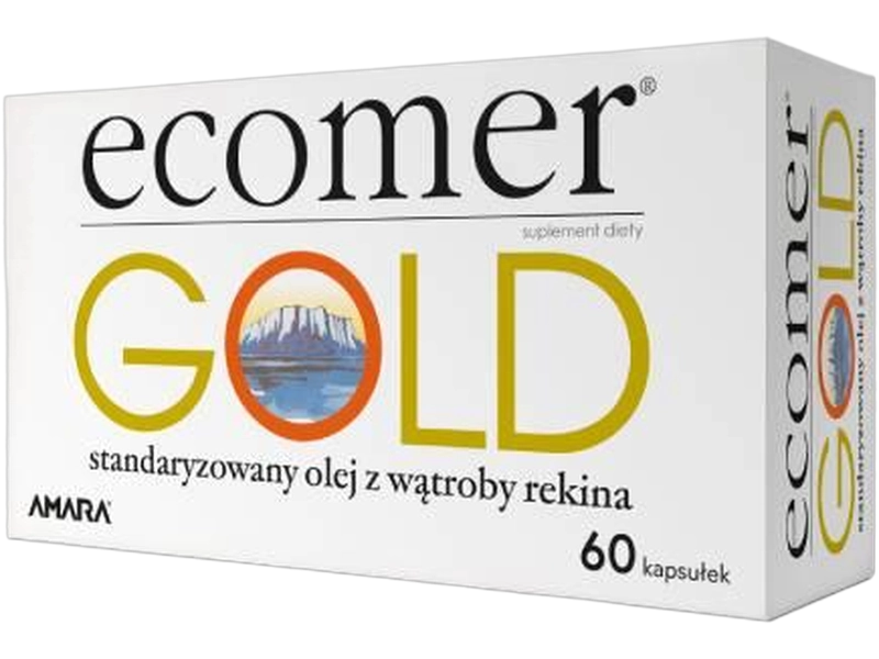 Ecomer Gold olej z wątroby rekina, kapsułki