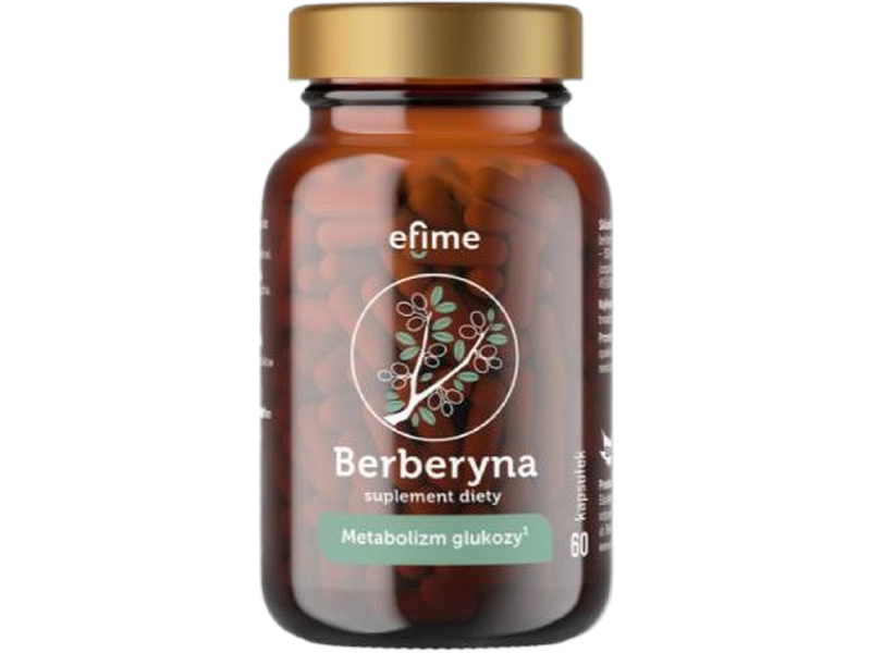 EkaMedica Efime berberyna metabolizm glukozy, kapsułki, 475 mg