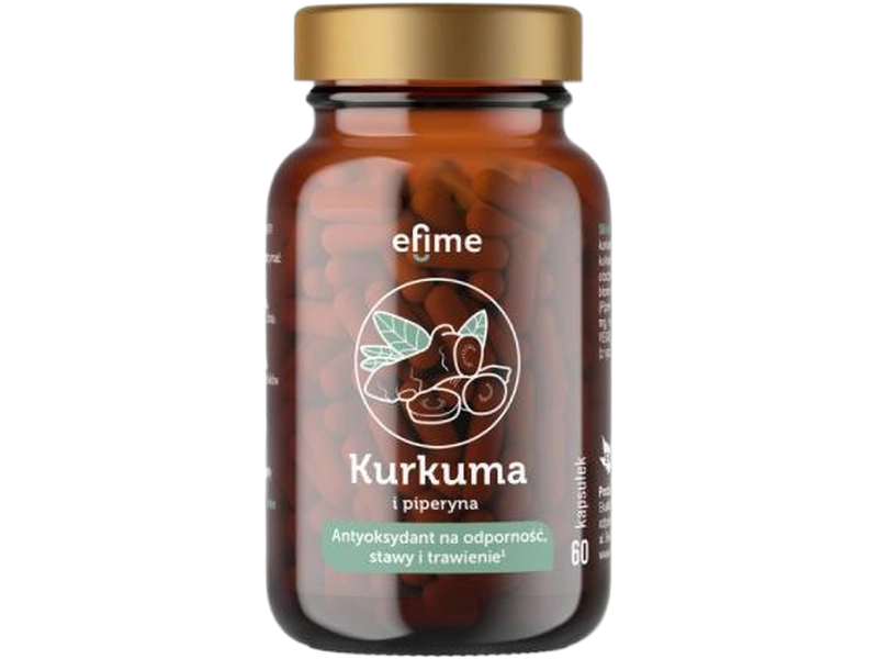 EkaMedica Efime kurkuma i piperyna, kapsułki