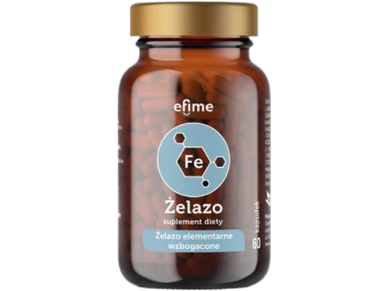 EkaMedica Efime żelazo, kapsułki, 20 mg/2 kapsułki