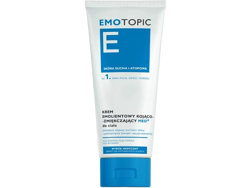 Emotopic Med+, krem emolientowy kojąco-zmiękczający