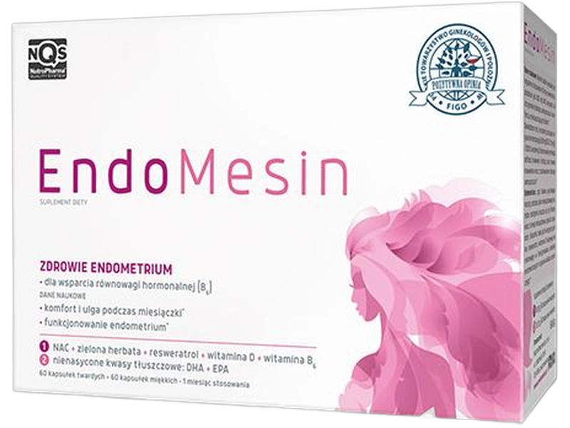 Endomesin, kapsułki twarde,kapsułki miękkie