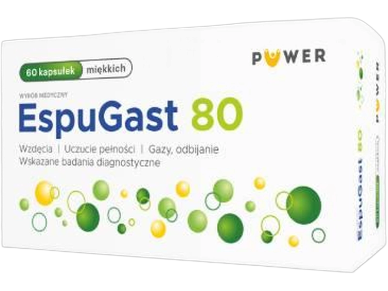 Espugast, kapsułki miękkie, 80 mg