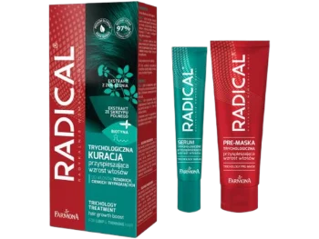 Zdjęcie produktu Farmona Radical trychologiczna kuracja przyspieszająca wzrost włosów, maska + serum