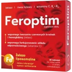 Feroptim, smak czekoladowy, tabletki do rozgryzania i żucia