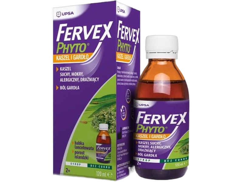 Fervex Phyto Kaszel i Gardło, syrop