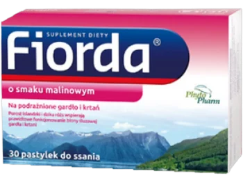 Fiorda, smak malinowy, pastylki do ssania