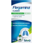 Flegamina Classic, smak miętowy, syrop, 4 mg/5 ml
