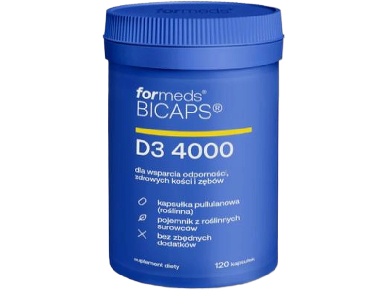 ForMeds Bicaps D3, kapsułki, 100 µg/4000 IU
