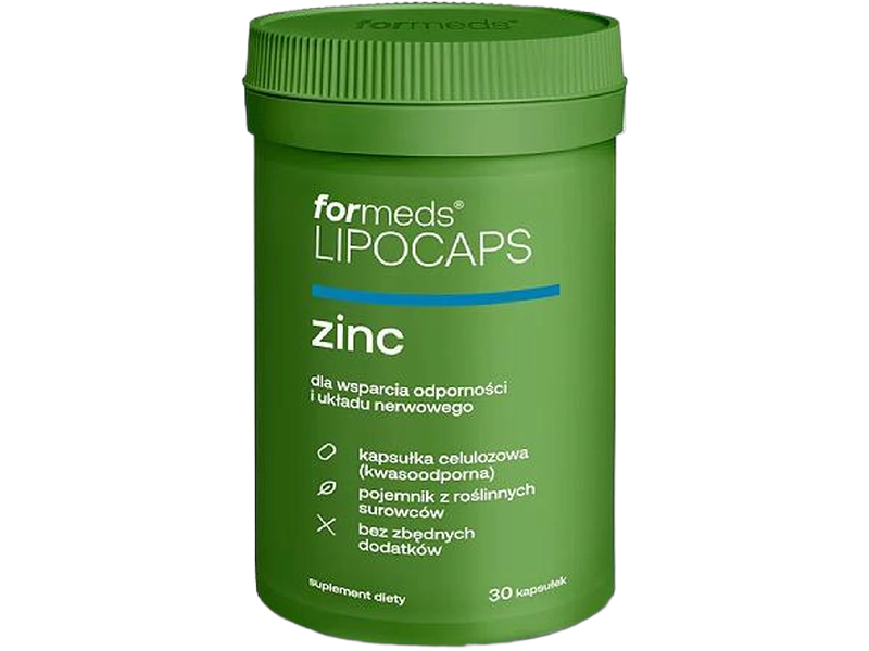 ForMeds Lipocaps zinc, kapsułki, 15 mg