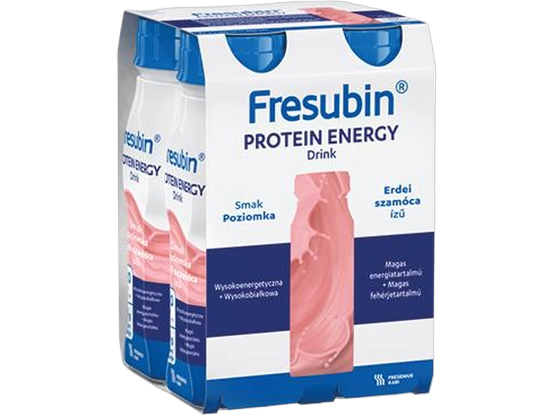 Fresubin Protein energy drink, smak poziomkowy, płyn, 10 g/100 ml