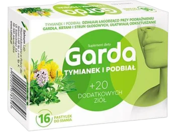 Garda Tymianek i podbiał, pastylki do ssania
