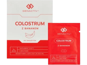Zdjęcie produktu Genactiv Colostrum z bananem (Colostrigen), proszek
