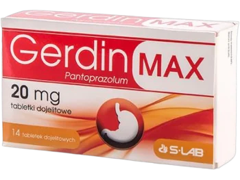 Zdjęcie produktu Gerdin Max, tabletki dojelitowe, 20 mg