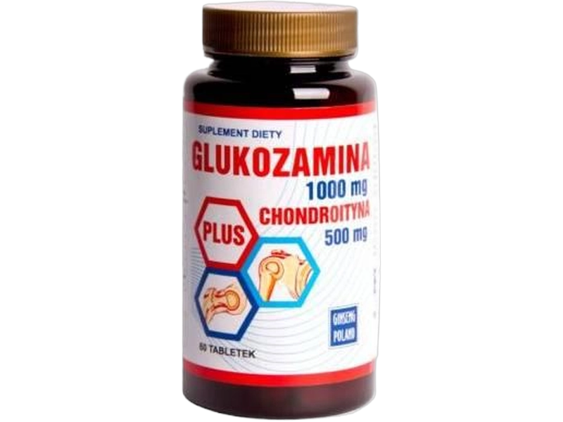 Ginseng glukozamina + chondroityna, tabletki