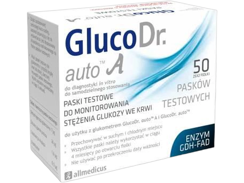 GlucoDr. auto A, test paskowy