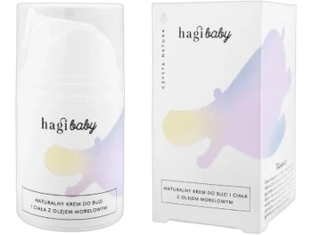 Zdjęcie produktu Hagi Baby naturalny krem do buzi i ciała dla dzieci z olejem morelowym