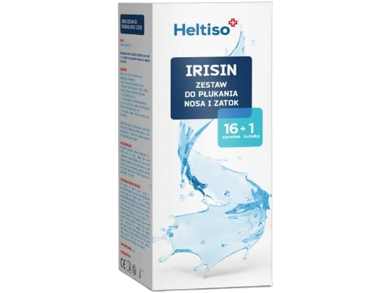 Heltiso Irisin, zestaw do płukania nosa i zatok