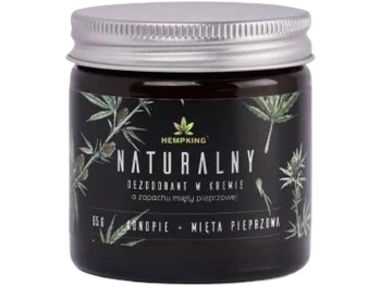 Hemp King Naturalny dezodorant konopny z CBD mięta, krem