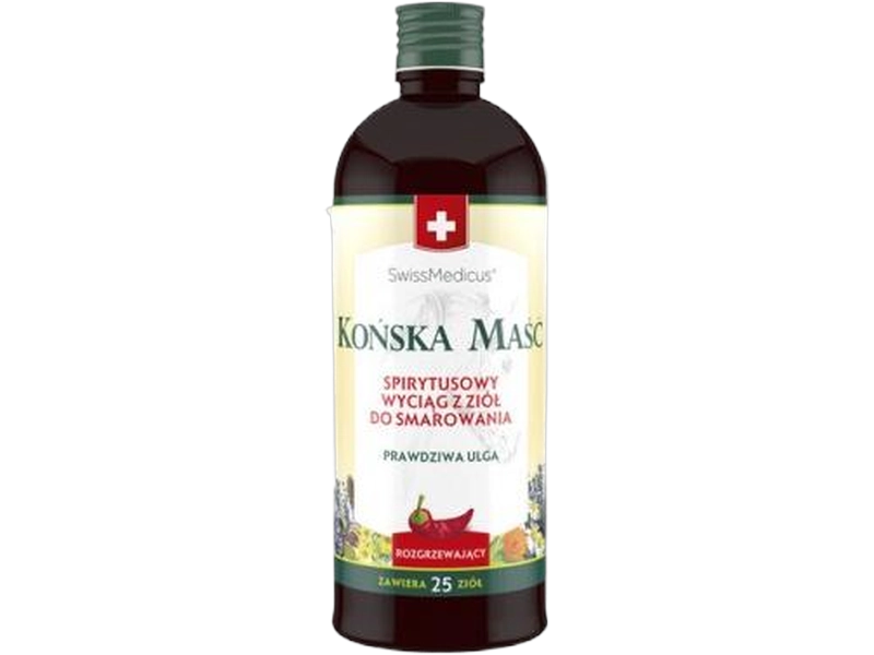 Herbamedicus Końska maść wyciąg spirytusowy rozgrzewający, płyn