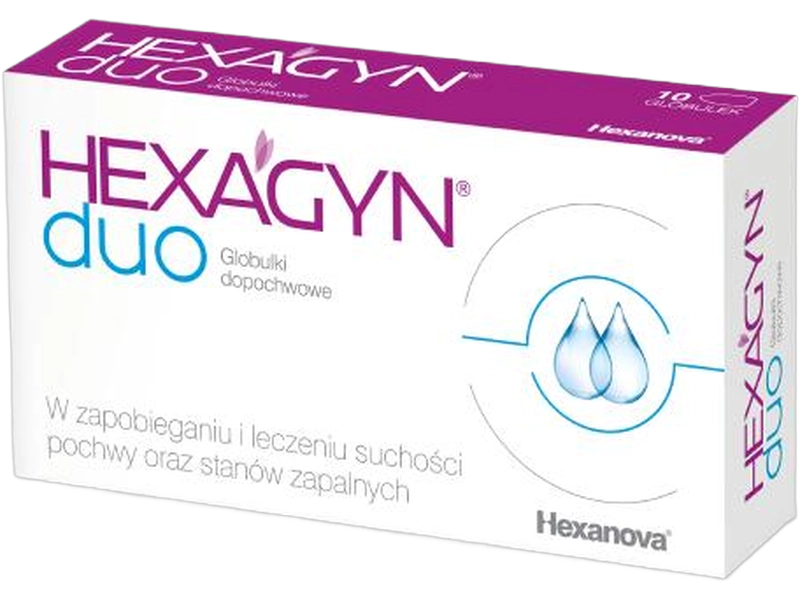 Hexagyn duo, globulki dopochwowe