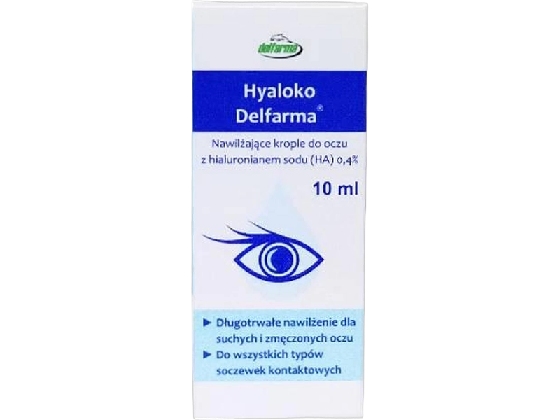 Hyaloko Delfarma, krople do oczu