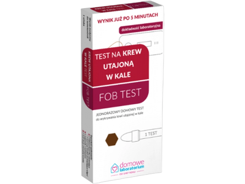 Hydrex Fob Test do wykrywania krwi utajonej w kale, test diagnostyczny
