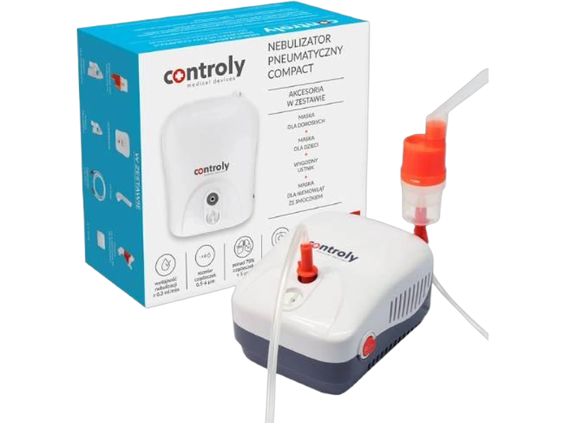 Hydrex Nebulizator Controly pneumatyczny compact JLN-23, inhalator/nebulizator