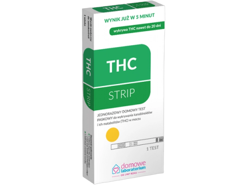 Hydrex Test do wykrywania narkotyków w moczu THC, test paskowy, 50 ng/ml